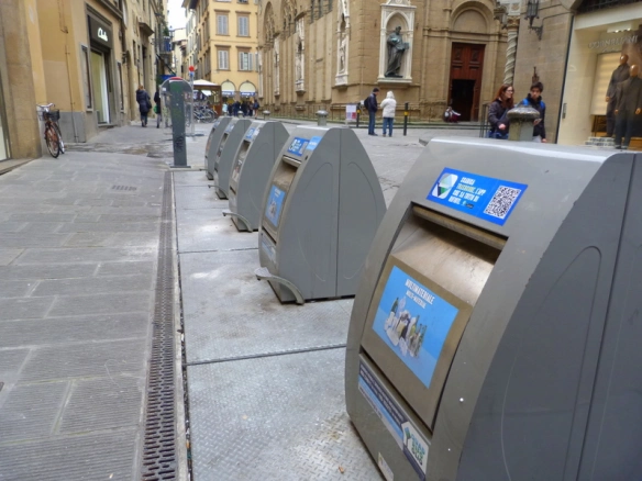 Waste recycling in Florence